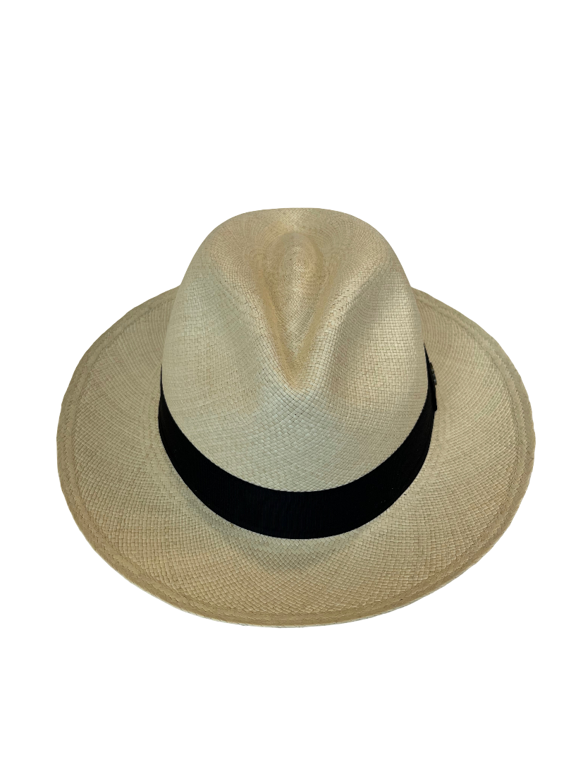 Classic Panama Hat - Natural with Black Band