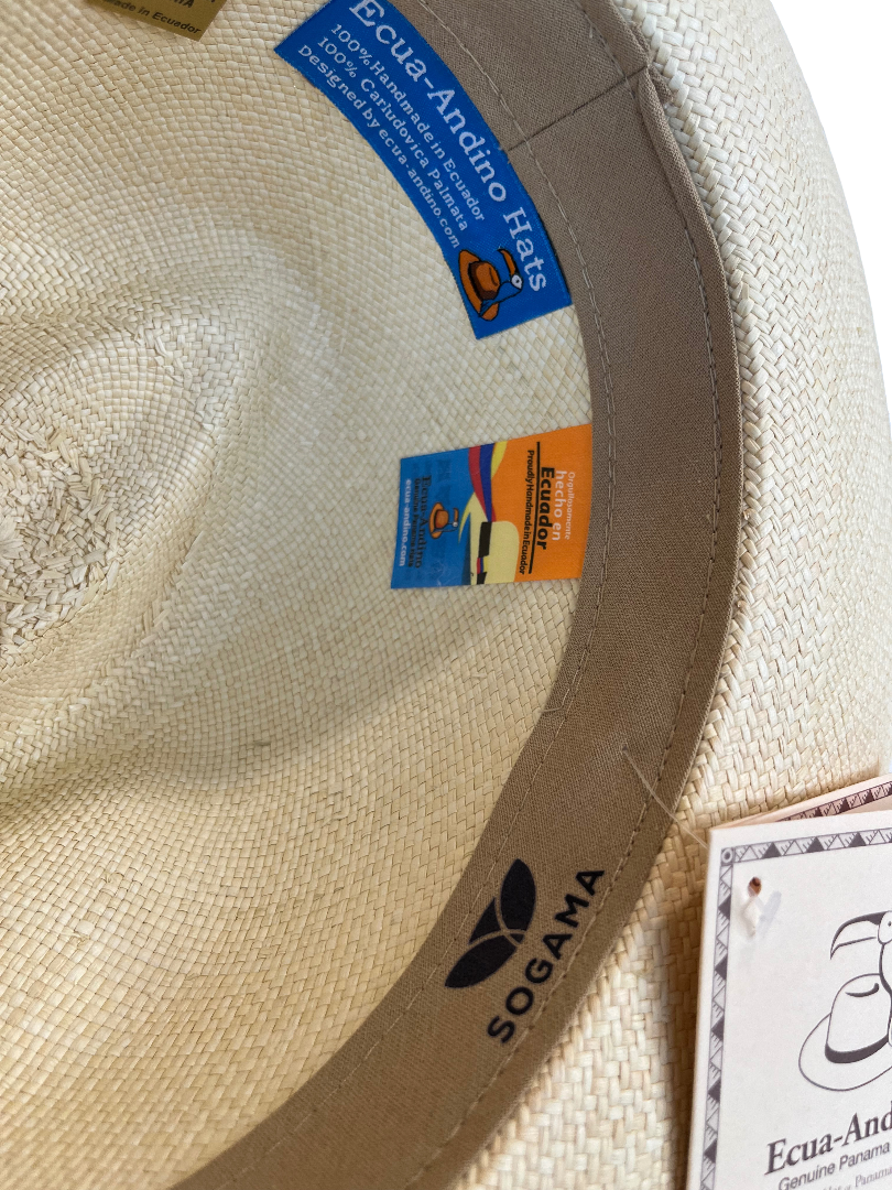 Classic Panama Hat - Natural with Black Band