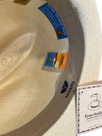 Classic Panama Hat - Natural with Light Brown Band