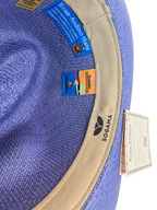 Classic Panama Hat - Blue with Black Band