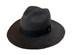 Classic Panama Hat - Black with Black Band