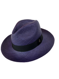 Classic Panama Hat - Navy with Black Band