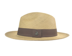 Classic Panama Hat - Beige with Light Brown Band