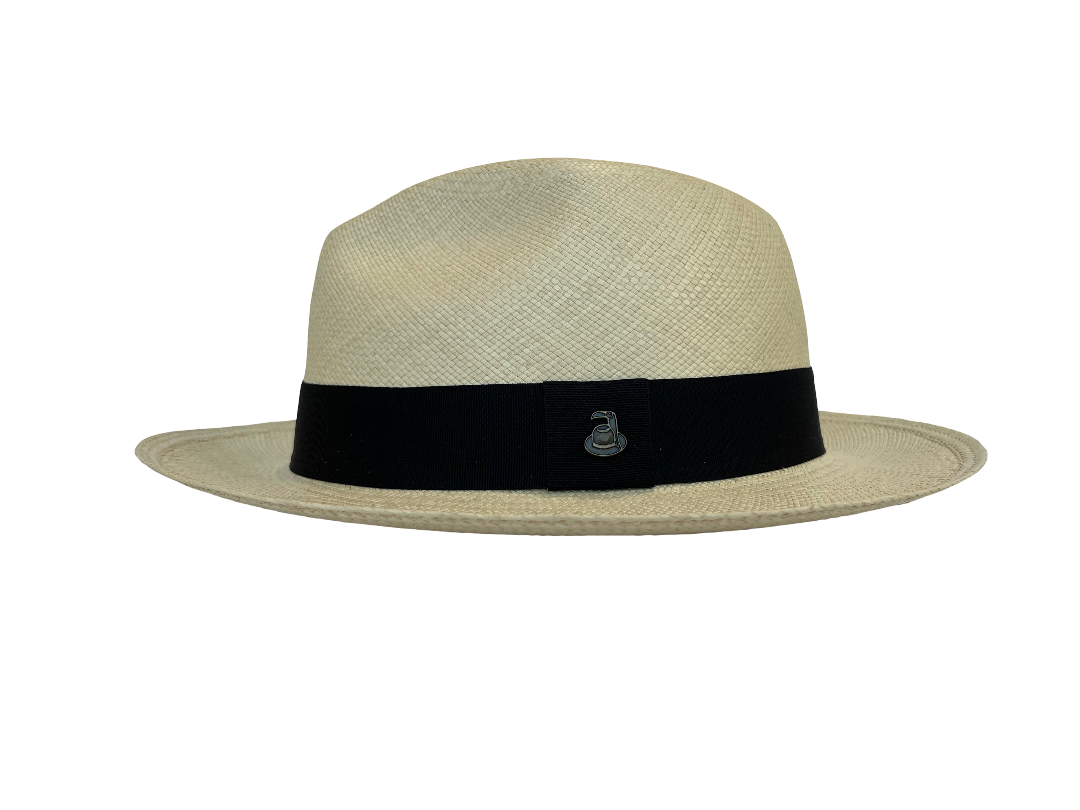Classic Panama Hat - Natural with Black Band