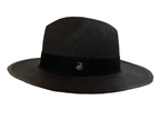 Classic Panama Hat - Black with Black Band