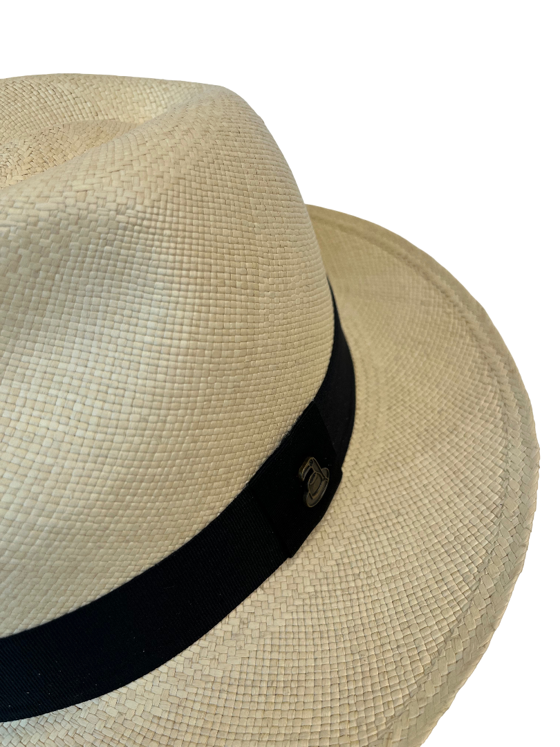 Classic Panama Hat - Natural with Black Band