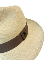 Classic Panama Hat - Natural with Light Brown Band